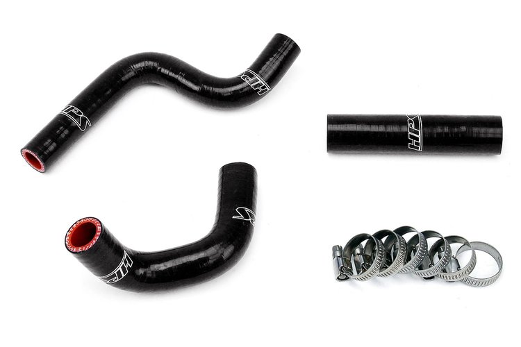 57-1364-BLK Radiator Hose Kit, High-Temp 3-Ply Reinforced Silicone, Replace OEM Rubber Radiator Coolant Hoses