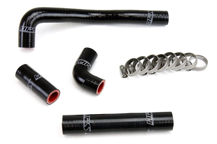57-1367-BLK Radiator Hose Kit, High-Temp 3-Ply Reinforced Silicone, Replace OEM Rubber Radiator Coolant Hoses
