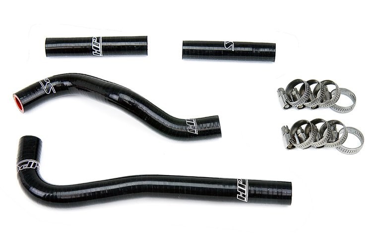 57-1371-BLK Radiator Hose Kit, High-Temp 3-Ply Reinforced Silicone, Replace OEM Rubber Radiator Coolant Hoses