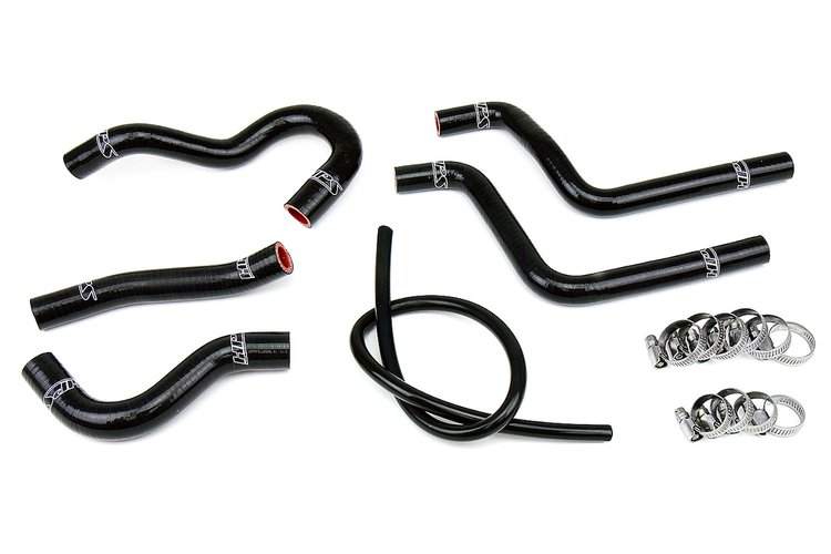 57-1372-BLK Radiator Hose Kit, High-Temp 3-Ply Reinforced Silicone, Replace OEM Rubber Radiator Coolant Hoses