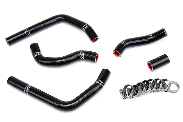 57-1374-BLK Radiator Hose Kit, High-Temp 3-Ply Reinforced Silicone, Replace OEM Rubber Radiator Coolant Hoses