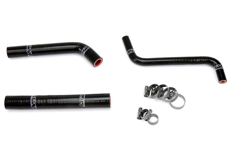 57-1376-BLK Radiator Hose Kit, High-Temp 3-Ply Reinforced Silicone, Replace OEM Rubber Radiator Coolant Hoses