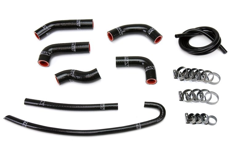 57-1377-BLK Radiator Hose Kit, High-Temp 3-Ply Reinforced Silicone, Replace OEM Rubber Radiator Coolant Hoses