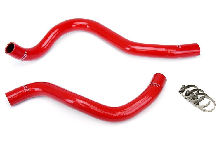 57-1393-RED Radiator Hose Kit, High-Temp 3-Ply Reinforced Silicone, Replace OEM Rubber Radiator Coolant Hoses