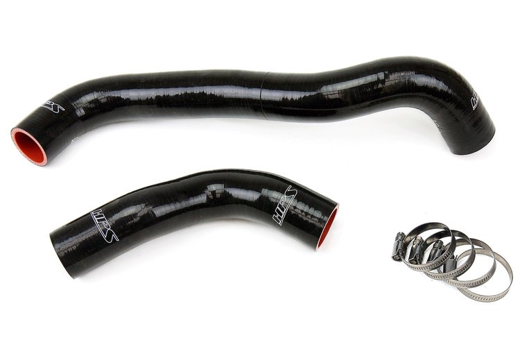57-1395-BLK Radiator Hose Kit, High-Temp 3-Ply Reinforced Silicone, Replace OEM Rubber Radiator Coolant Hoses