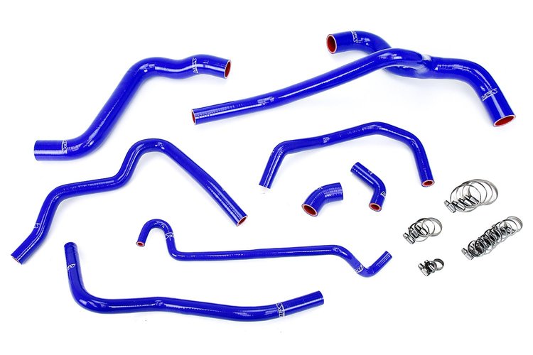 57-1400-BLUE Coolant Hose Kit, High-Temp 3-Ply Reinforced Silicone, Replace Rubber Radiator Heater Coolant Hoses