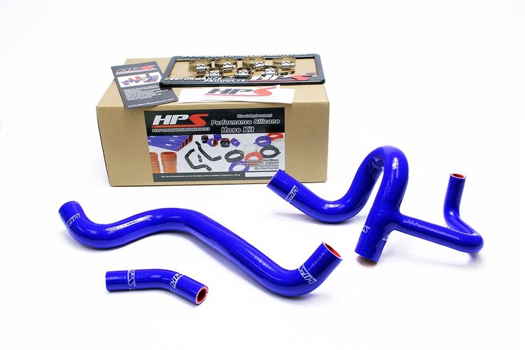 57-1410-BLUE Radiator Hose Kit, High-Temp 3-Ply Reinforced Silicone, Replace OEM Rubber Radiator Coolant Hoses