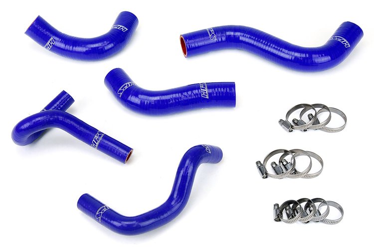 57-1411-BLUE Coolant Hose Kit, High-Temp 3-Ply Reinforced Silicone, Replace Rubber Radiator Heater Coolant Hoses