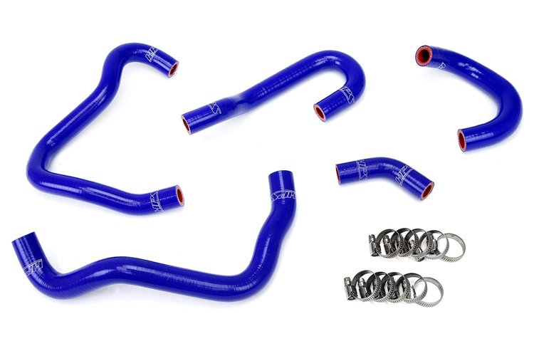 57-1414-BLUE Heater Hose Kit, High-Temp 3-Ply Reinforced Silicone, Replace OEM Rubber Heater Coolant Hoses