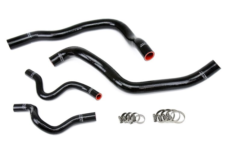 57-1417-BLK Radiator Hose Kit, High-Temp 3-Ply Reinforced Silicone, Replace OEM Rubber Radiator Coolant Hoses