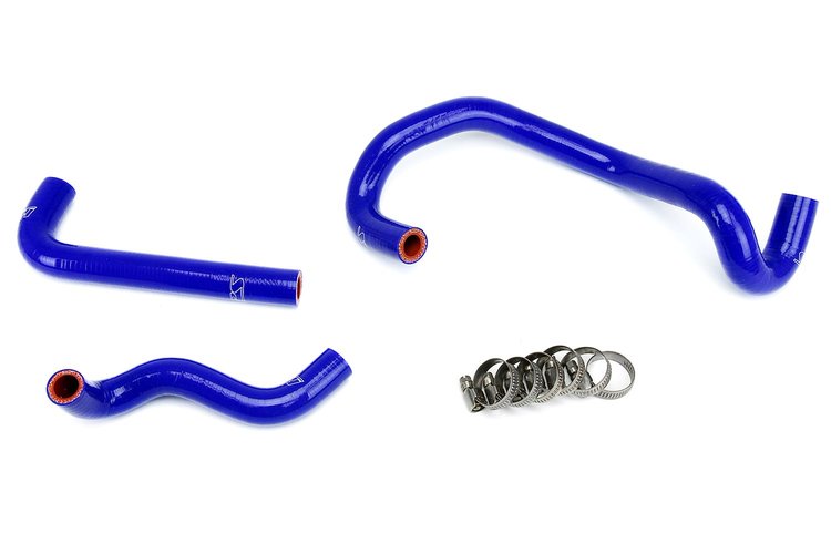 57-1421-BLUE Heater Hose Kit, High-Temp 3-Ply Reinforced Silicone, Replace OEM Rubber Heater Coolant Hoses
