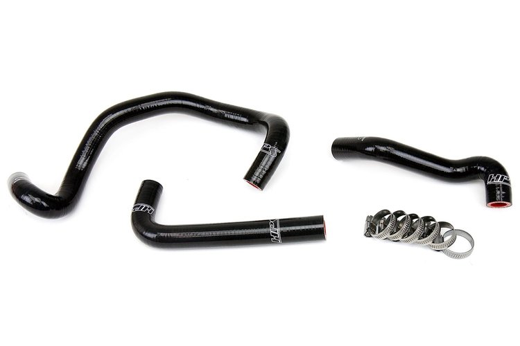 57-1422-BLK Heater Hose Kit, High-Temp 3-Ply Reinforced Silicone, Replace OEM Rubber Heater Coolant Hoses