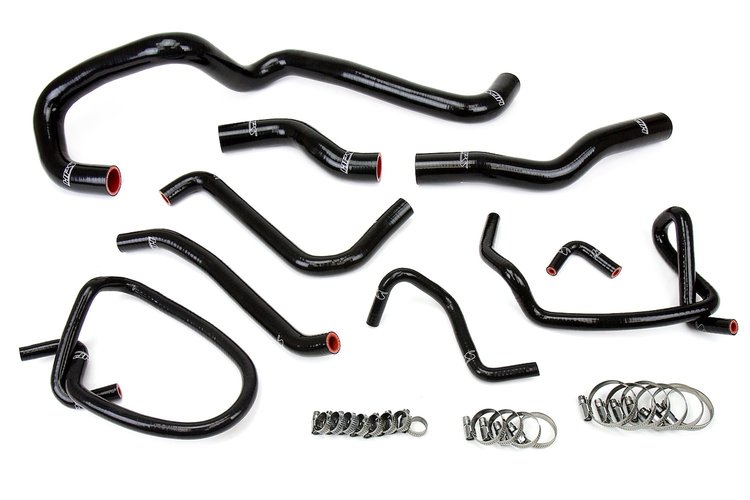57-1423-BLK Radiator Hose Kit, High-Temp 3-Ply Reinforced Silicone, Replace OEM Rubber Radiator Coolant Hoses