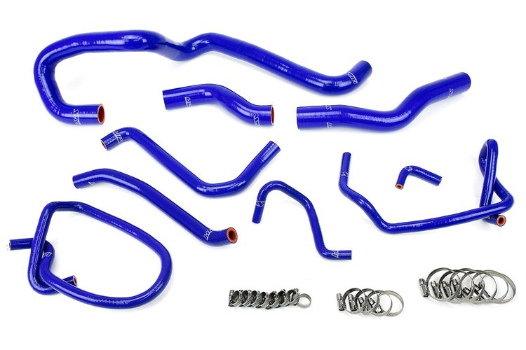 57-1423-BLUE Radiator Hose Kit, High-Temp 3-Ply Reinforced Silicone, Replace OEM Rubber Radiator Coolant Hoses