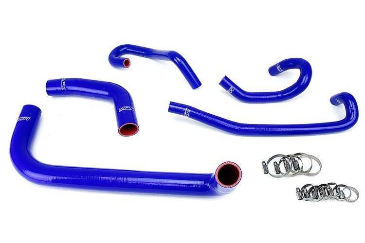 57-1424-BLUE Coolant Hose Kit, High-Temp 3-Ply Reinforced Silicone, Replace Rubber Radiator Heater Coolant Hoses