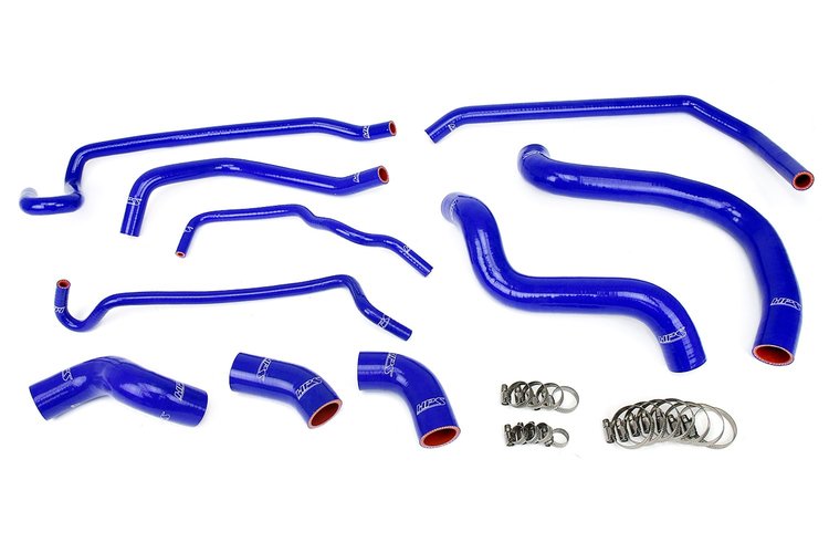 57-1429-BLUE Coolant Hose Kit, High-Temp 3-Ply Reinforced Silicone, Replace Rubber Radiator Heater Coolant Hoses
