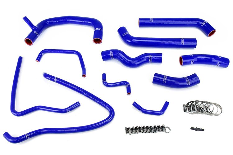 57-1432-BLUE Radiator Hose Kit, High-Temp 3-Ply Reinforced Silicone, Replace OEM Rubber Radiator Coolant Hoses