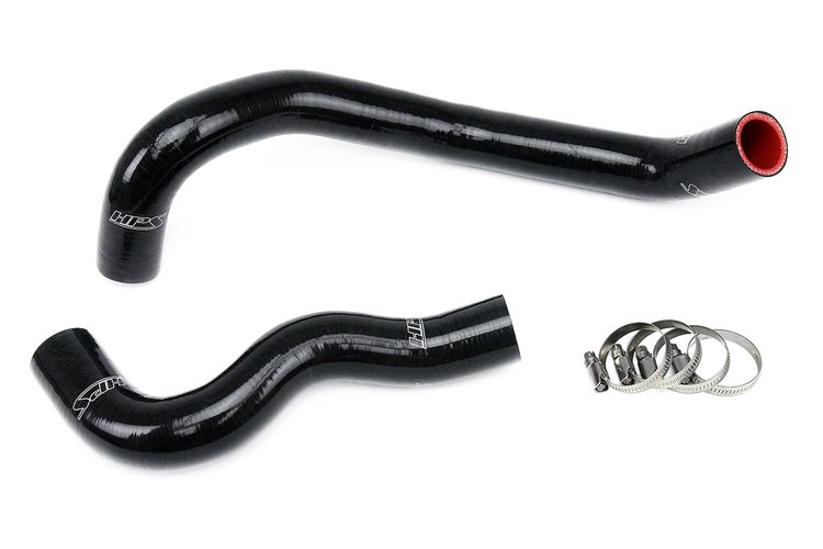 57-1438-BLK Radiator Hose Kit, High-Temp 3-Ply Reinforced Silicone, Replace OEM Rubber Radiator Coolant Hoses