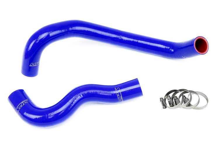 57-1438-BLUE Radiator Hose Kit, High-Temp 3-Ply Reinforced Silicone, Replace OEM Rubber Radiator Coolant Hoses