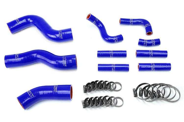 57-1441-BLUE Coolant Hose Kit, High-Temp 3-Ply Reinforced Silicone, Replace Rubber Radiator Heater Coolant Hoses