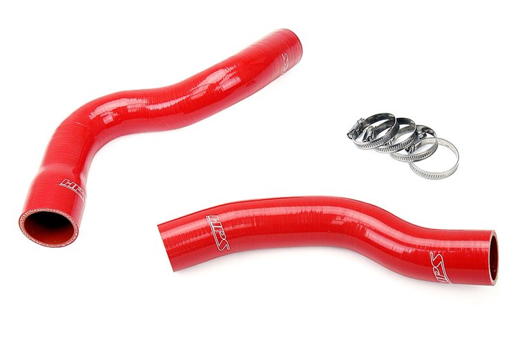 57-1449R-RED Radiator Hose Kit, High-Temp 3-Ply Reinforced Silicone, Replace OEM Rubber Radiator Coolant Hoses