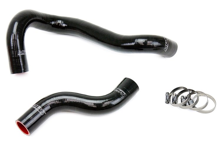 57-1451-BLK Radiator Hose Kit, High-Temp 3-Ply Reinforced Silicone, Replace OEM Rubber Radiator Coolant Hoses