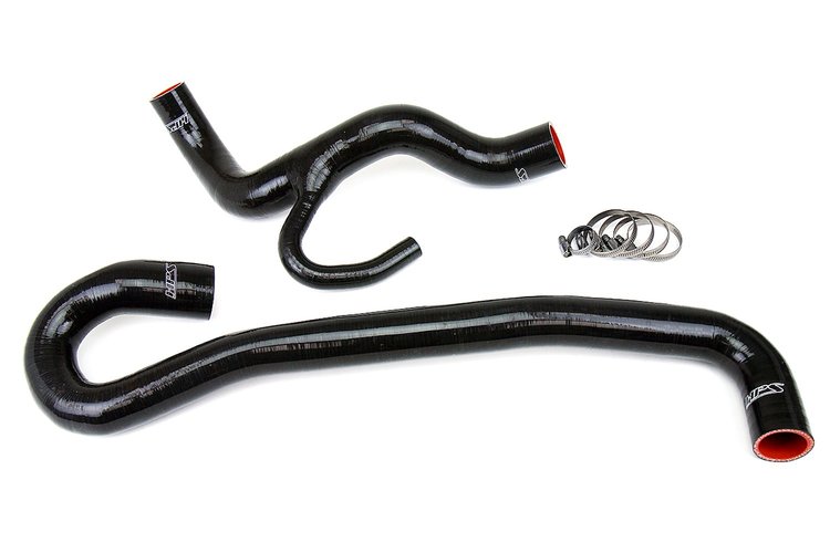 57-1456-BLK Radiator Hose Kit, High-Temp 3-Ply Reinforced Silicone, Replace OEM Rubber Radiator Coolant Hoses