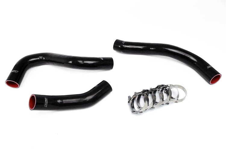 57-1457-BLK Radiator Hose Kit, High-Temp 3-Ply Reinforced Silicone, Replace OEM Rubber Radiator Coolant Hoses