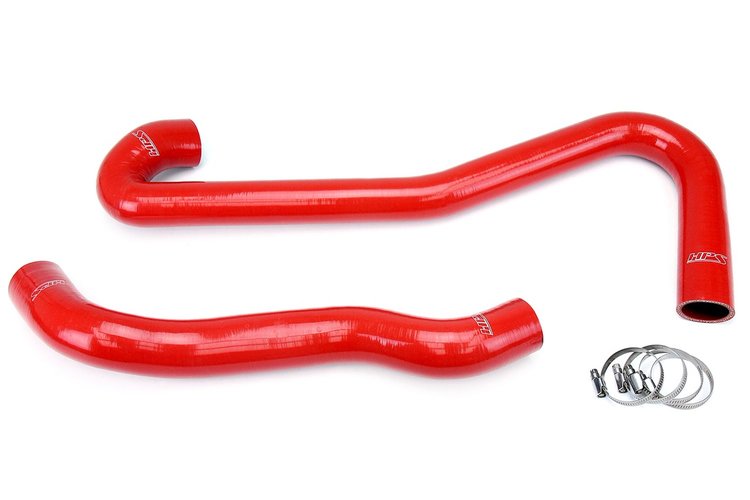 57-1460-RED Radiator Hose Kit, High-Temp 3-Ply Reinforced Silicone, Replace OEM Rubber Radiator Coolant Hoses