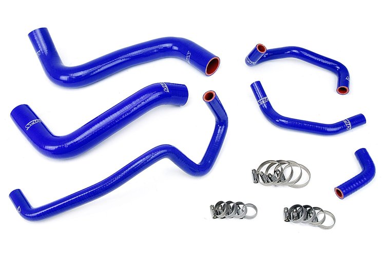 57-1467-BLUE Coolant Hose Kit, High-Temp 3-Ply Reinforced Silicone, Replace Rubber Radiator Heater Coolant Hoses