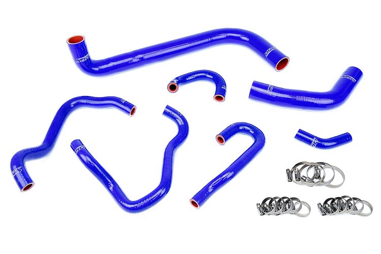 57-1490-BLUE Coolant Hose Kit, High-Temp 3-Ply Reinforced Silicone, Replace Rubber Radiator Heater Coolant Hoses