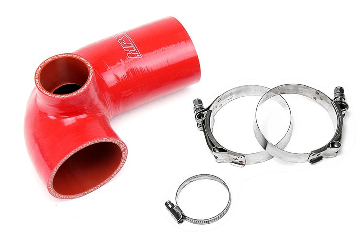 57-1494-RED Silicone Air Intake, Replace Stock Restrictive Air Intake, Improve Throttle Response, No Heat Soak