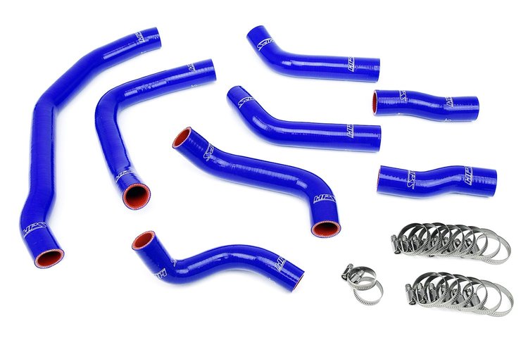 57-1501-BLUE Radiator Hose Kit, High-Temp 3-Ply Reinforced Silicone, Replace OEM Rubber Radiator Coolant Hoses