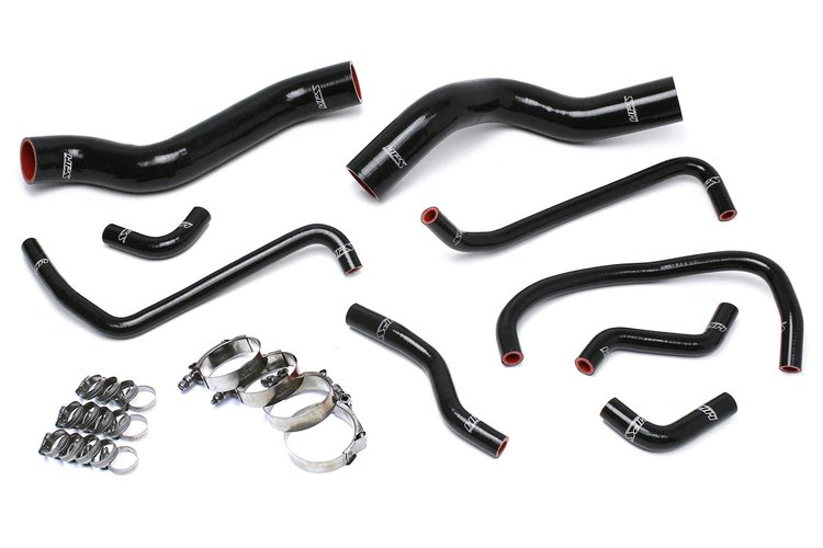 57-1503-BLK Coolant Hose Kit, High-Temp 3-Ply Reinforced Silicone, Replace Rubber Radiator Heater Coolant Hoses