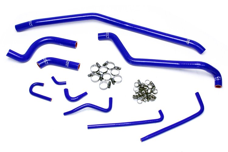 57-1504-BLUE Radiator Hose Kit, High-Temp 3-Ply Reinforced Silicone, Replace OEM Rubber Radiator Coolant Hoses