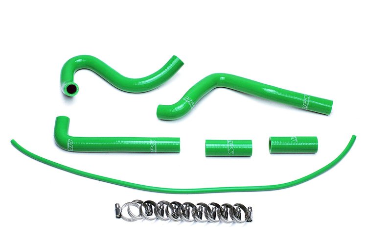 57-1505-GRN Radiator Hose Kit, High-Temp 3-Ply Reinforced Silicone, Replace OEM Rubber Radiator Coolant Hoses