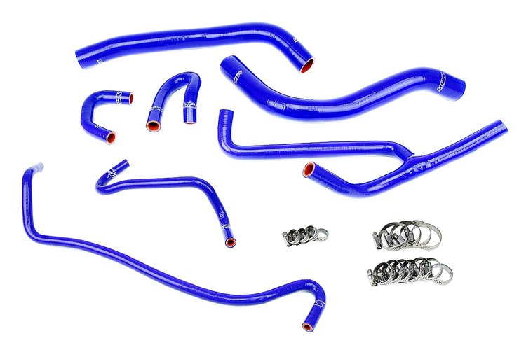 57-1506-BLUE Coolant Hose Kit, High-Temp 3-Ply Reinforced Silicone, Replace Rubber Radiator Heater Coolant Hoses