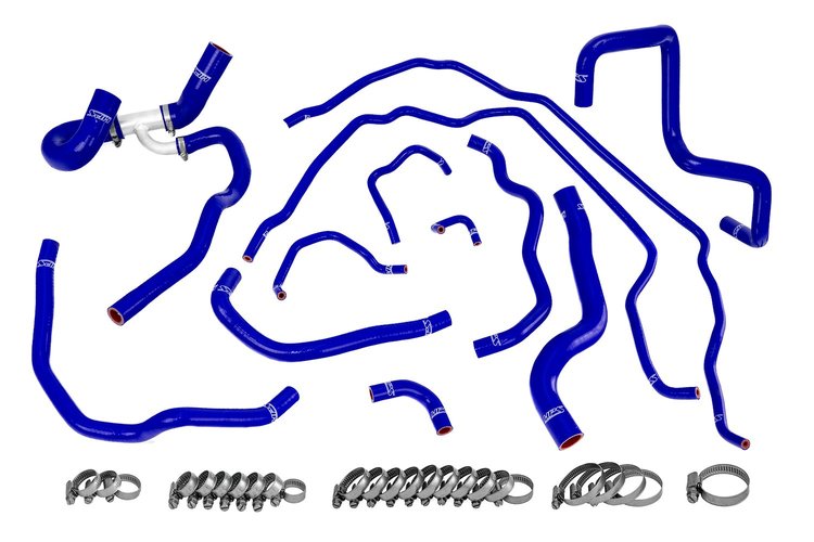57-1511-BLUE Coolant Hose Kit, 3-Ply High-Temp Reinforced Silicone, Replaces Radiator & Heater Coolant Hoses
