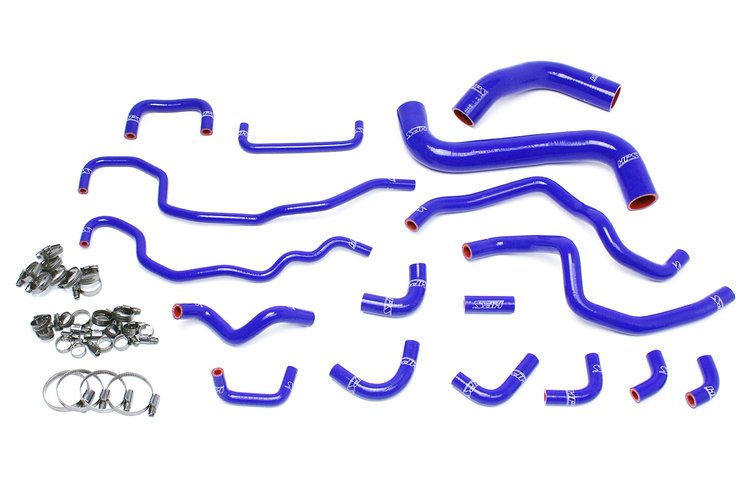 57-1516-BLUE Coolant Hose Kit, High-Temp 3-Ply Reinforced Silicone, Replace Rubber Radiator Heater Coolant Hoses