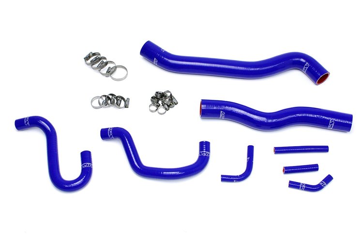 57-1518-BLUE Coolant Hose Kit, High-Temp 3-Ply Reinforced Silicone, Replace Rubber Radiator Heater Coolant Hoses