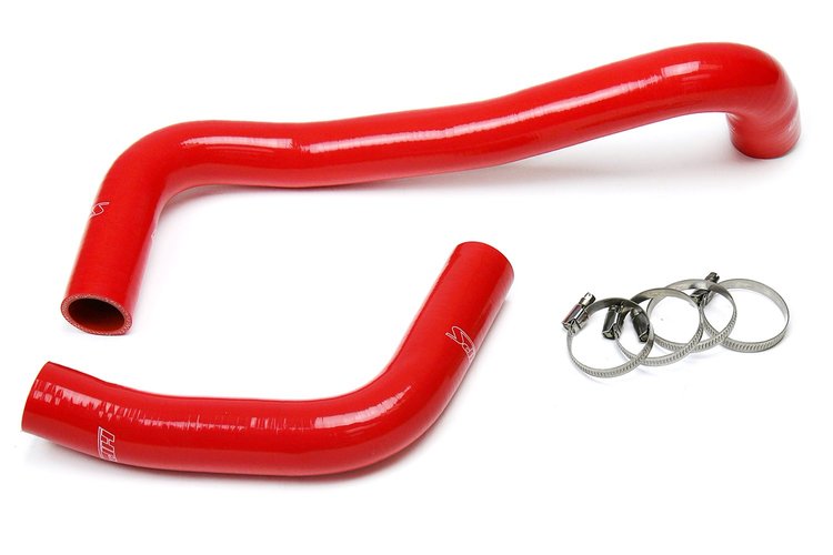 57-1522-RED Radiator Hose Kit, High-Temp 3-Ply Reinforced Silicone, Replace OEM Rubber Radiator Coolant Hoses