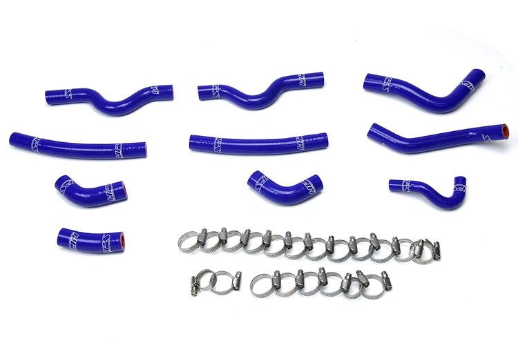 57-1523-BLUE Heater Hose Kit, High-Temp 3-Ply Reinforced Silicone, Replace OEM Rubber Heater Coolant Hoses