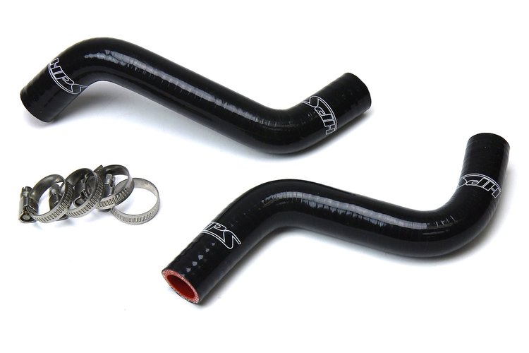 57-1524-BLK Radiator Hose Kit, High-Temp 3-Ply Reinforced Silicone, Replace OEM Rubber Radiator Coolant Hoses