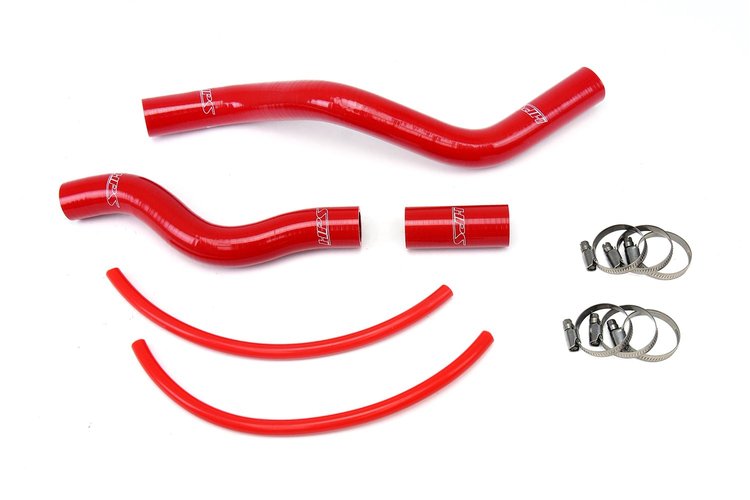 57-1526-RED Radiator Hose Kit, High-Temp 3-Ply Reinforced Silicone, Replace OEM Rubber Radiator Coolant Hoses