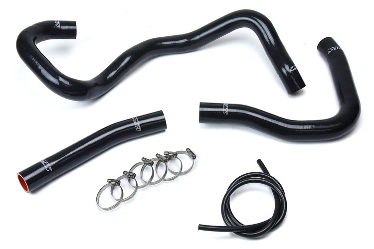 57-1530-BLK Radiator Hose Kit, High-Temp 3-Ply Reinforced Silicone, Replace OEM Rubber Radiator Coolant Hoses