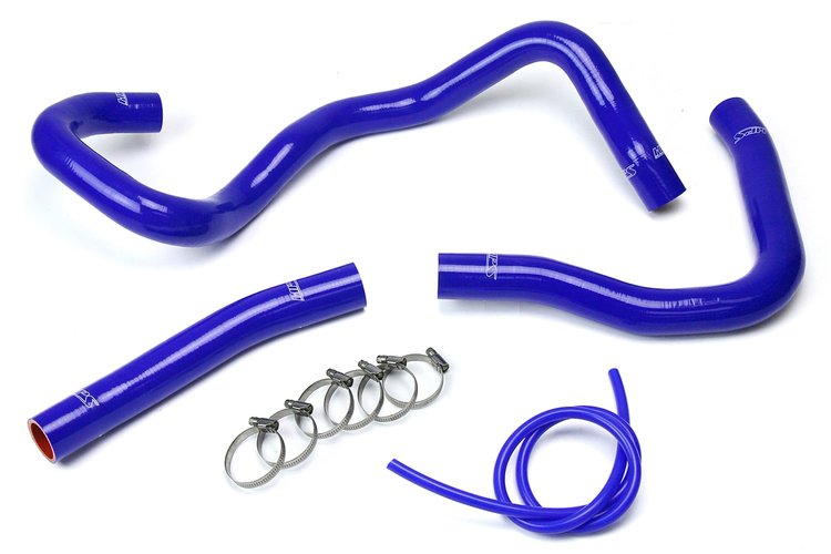 57-1530-BLUE Radiator Hose Kit, High-Temp 3-Ply Reinforced Silicone, Replace OEM Rubber Radiator Coolant Hoses