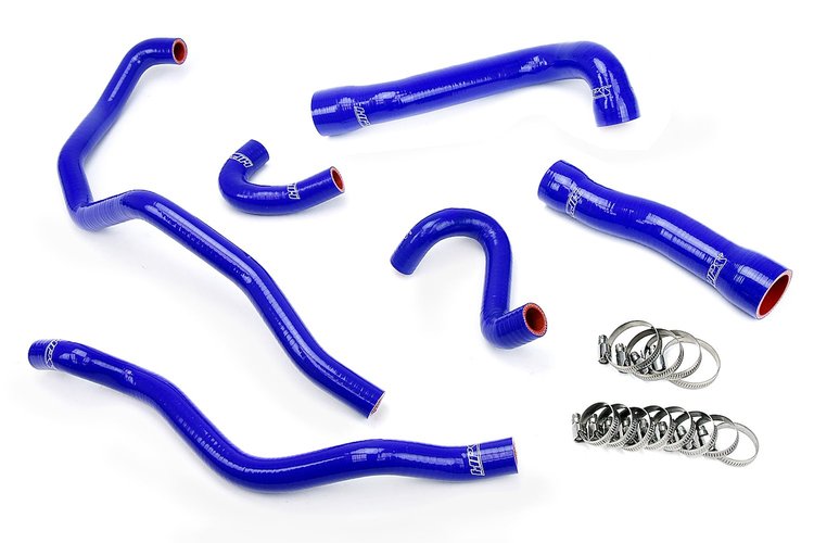 57-1543-BLUE Coolant Hose Kit, High-Temp 3-Ply Reinforced Silicone, Replace Rubber Radiator Heater Coolant Hoses