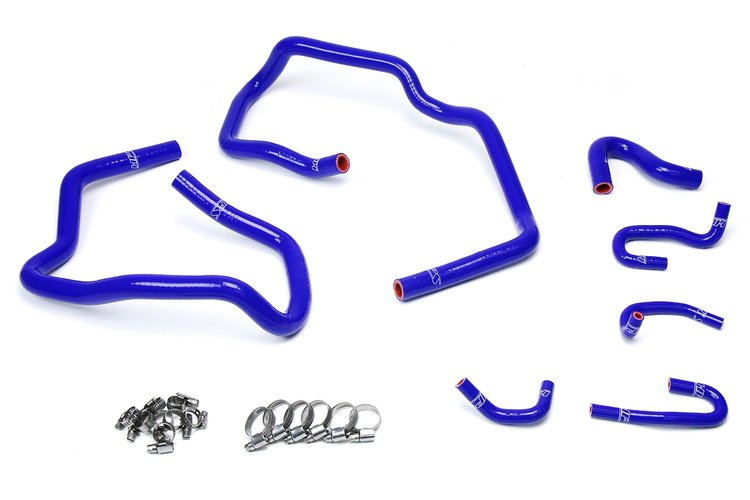 57-1547-BLUE Heater Hose Kit, High-Temp 3-Ply Reinforced Silicone, Replace OEM Rubber Heater Coolant Hoses