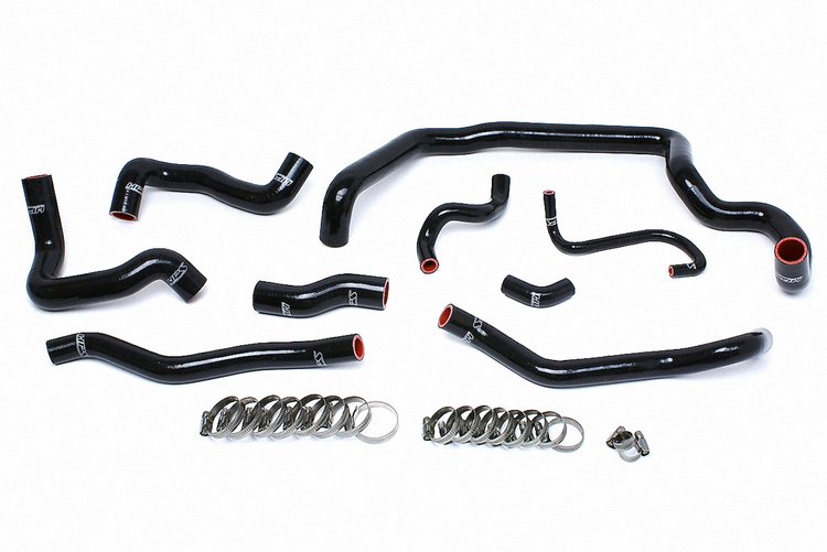 57-1556-BLK Coolant Hose Kit, High-Temp 3-Ply Reinforced Silicone, Replace Rubber Radiator Heater Coolant Hoses