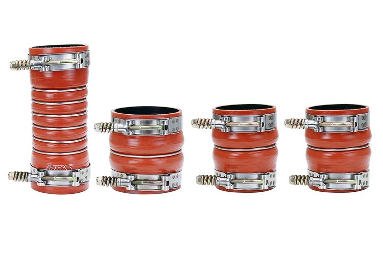 57-1569 Intercooler Hose Kit, High-Temp 4-Ply Reinforced Silicone, Replace OEM Rubber Intercooler Turbo Boots